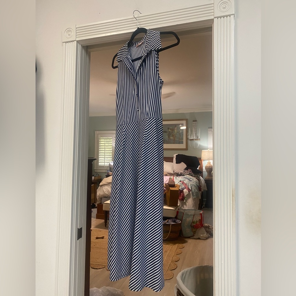 Jude Connally sleeveless midi dress